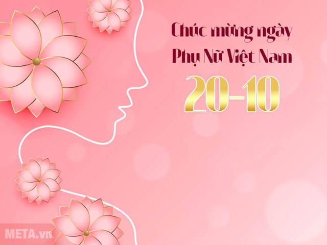 Tổng hợp 10 mẫu thiệp chúc mừng Ngày phụ nữ Việt Nam
