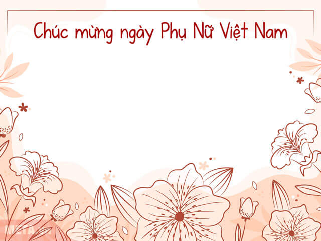 Tải mẫu thiệp Chúc mừng ngày Phụ nữ Việt Nam 20/10 cực đẹp