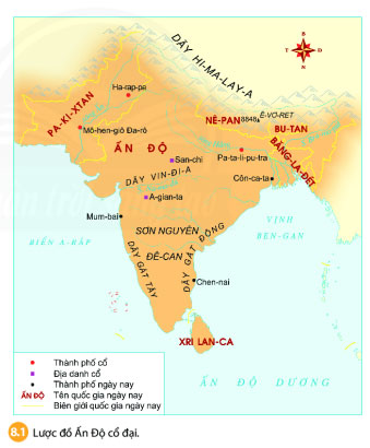 Lịch sử 6 Bài 8: Ấn Độ cổ đại Soạn Sử 6 trang 41 sách Chân trời sáng tạo