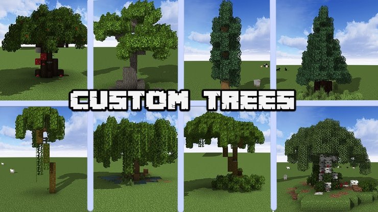 Phủ xanh Minecraft bằng những loài cây thật đẹp