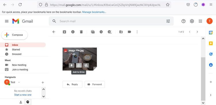 Tệp đính kèm trong Gmail