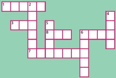 Read the clues and complete the crossword