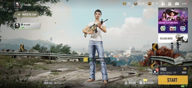 Giao diện PUBG New State