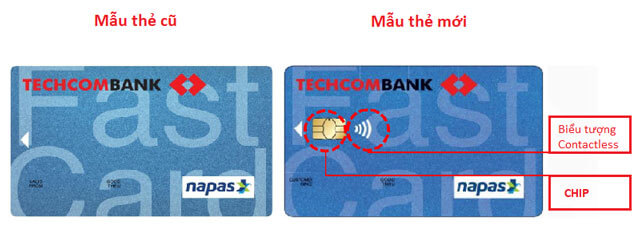 Đổi thẻ từ sang thẻ chip Techcombank