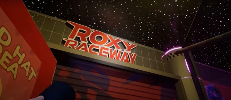 Biển Roxy Raceway trong Five Nights At Freddy's: Security Breach