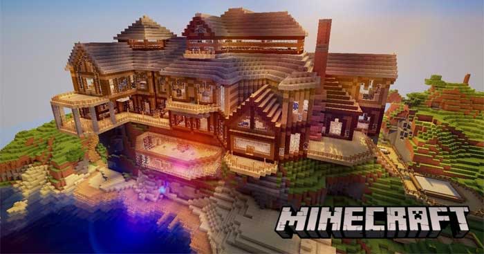 Cách xây nhà biệt thự hiện đại 2 tầng Minecraft Pe đẹp mới T062022