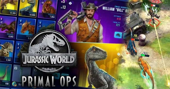 Jurassic World Primal Ops: Game thế giới khủng long hay trên mobile