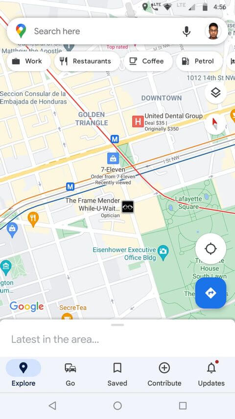 Bản đồ trên Google Maps