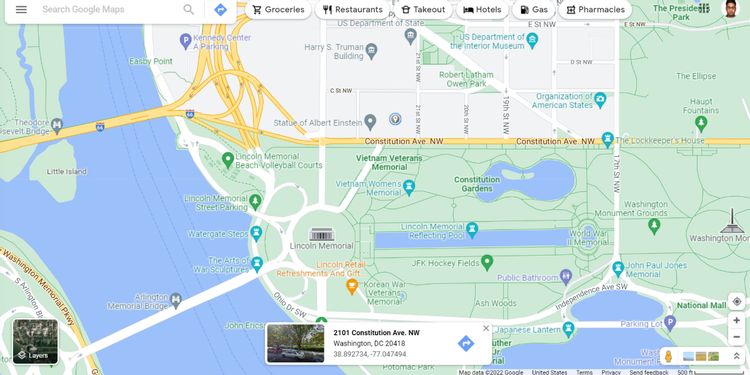 Bản đồ trên Google Maps