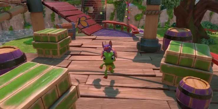 Yooka-Laylee rất giống với Kirby And The Forgotten Land.