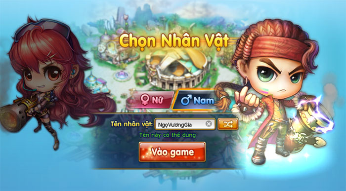 Bắt đầu chơi Gunny Origin