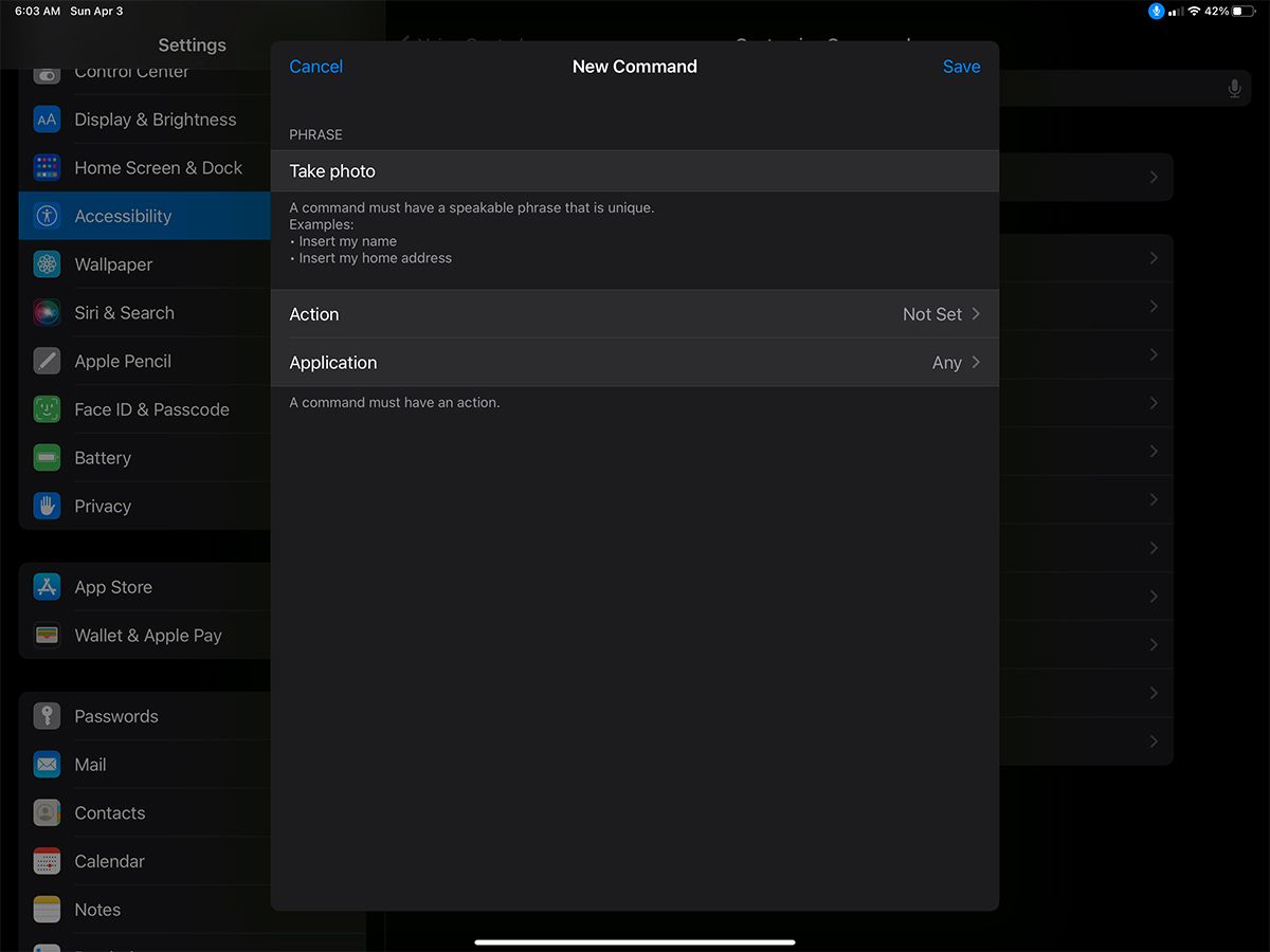 Tạo đơn đặt hàng mới cho iPad