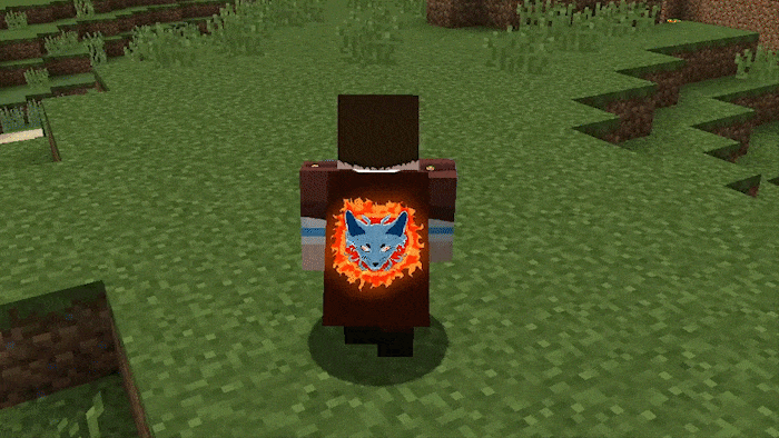Animated Cloak Skins trong Minecraft
