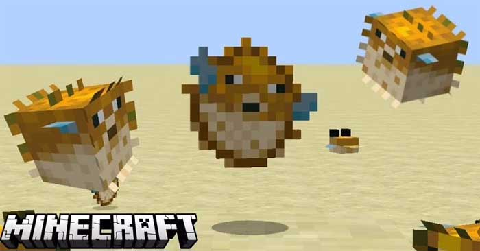 Những cách sử dụng cá nóc trong Minecraft có thể bạn chưa biết