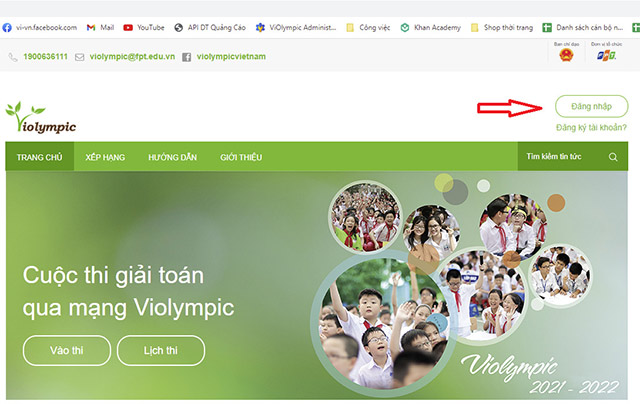 Hướng dẫn tự reset mật khẩu tài khoản Violympic