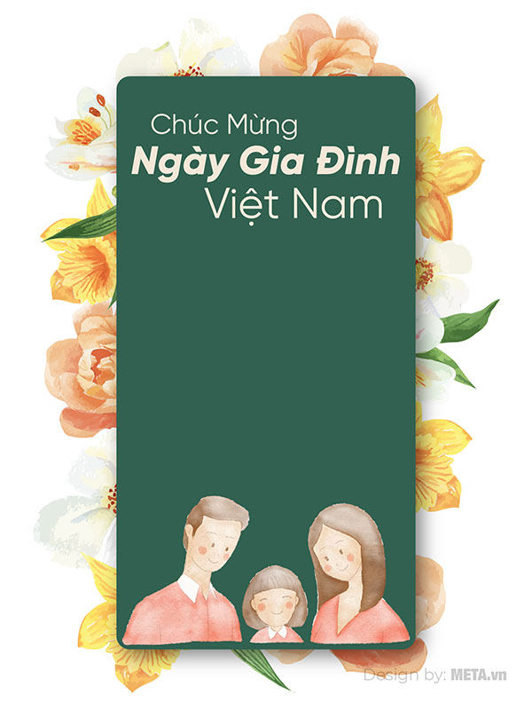 Tải Thiệp chúc mừng ngày Gia đình Việt Nam