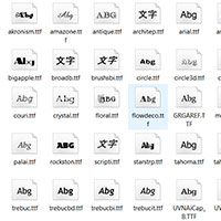 Bộ Font Unicode đầy đủ