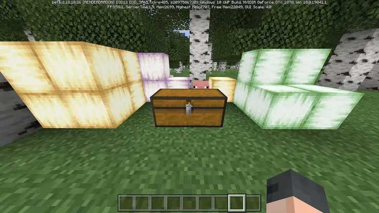 Đèn ếch trong Minecraft có độ sáng cao nhất