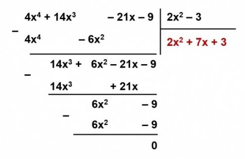 (-5x^3 + 15x^2 + 18x) : (-5x)