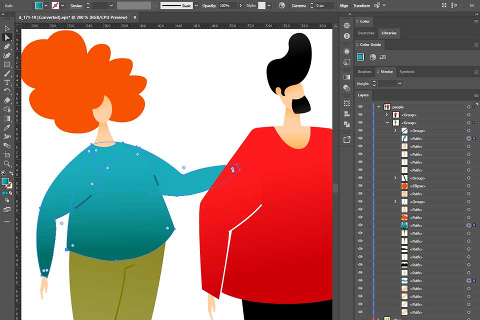 Adobe Illustrator - App vẽ giành giật không lấy phí dựa vào vector, khá đầy đủ tính năng