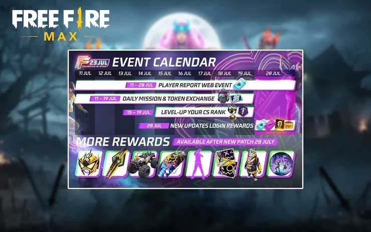Free Fire OB35 Events Calendar
