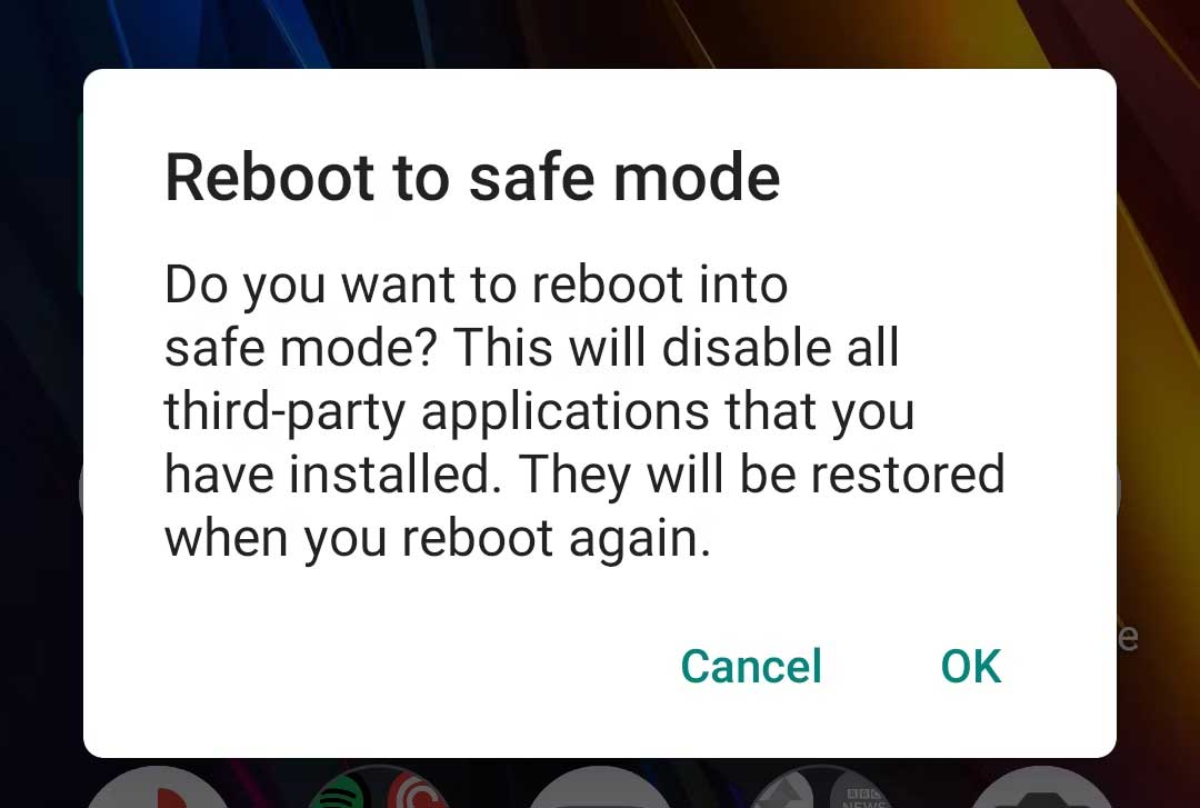 Safe Mode trong Android