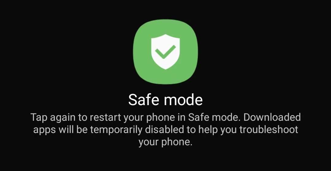 Thông báo Safe Mode