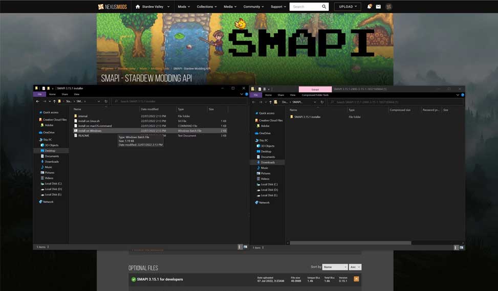 SMAPI interface