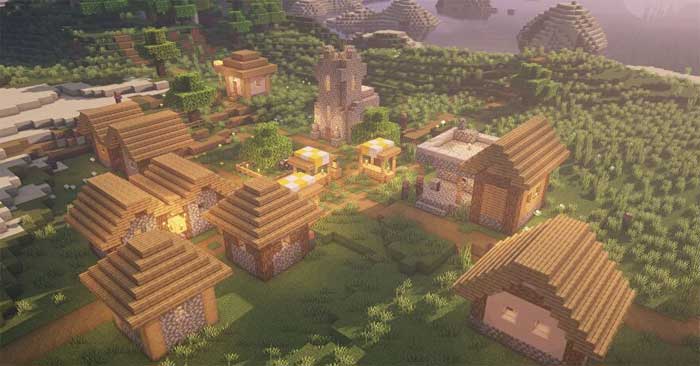 Cách tạo ra ngôi làng trong Minecraft