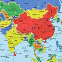 Địa lí 7 Bài 7: Bản đồ chính trị Châu Á. Các khu vực Châu Á