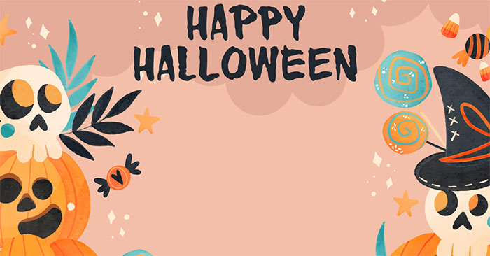Hướng dẫn tạo thiệp Halloween trực tuyến