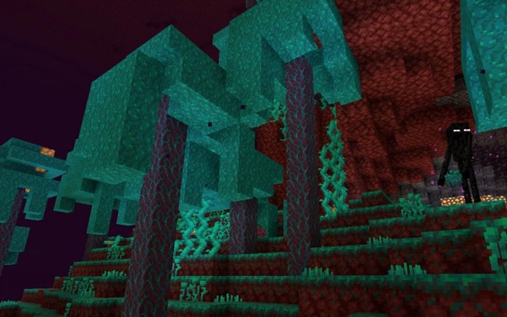 Huge Fungi trong Minecraft