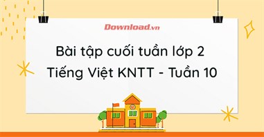 Phiếu bài tập cuối tuần lớp 2 môn Tiếng Việt Kết nối tri thức - Tuần 10 (Nâng cao)