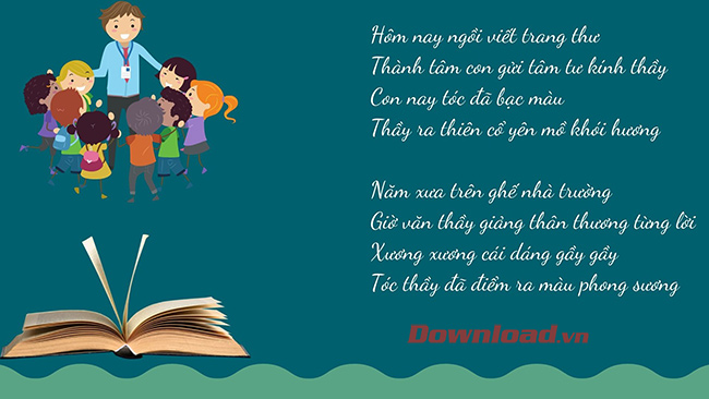 Ngày Nhà giáo Việt Nam 20/11 không thể thiếu những bài thơ xúc động về tình cảm đối với người thầy, cô. Để làm nên những bài thơ đó, chúng ta cần sự cảm xúc, tình cảm và niềm đam mê. Hãy bắt đầu bằng cách tham gia các lớp học viết thơ để trở thành một nhà thơ tài ba nhất, và gửi đến người thầy, cô những tình cảm chân thành nhất.