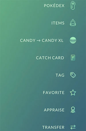 Catch Card trong Pokemon GO