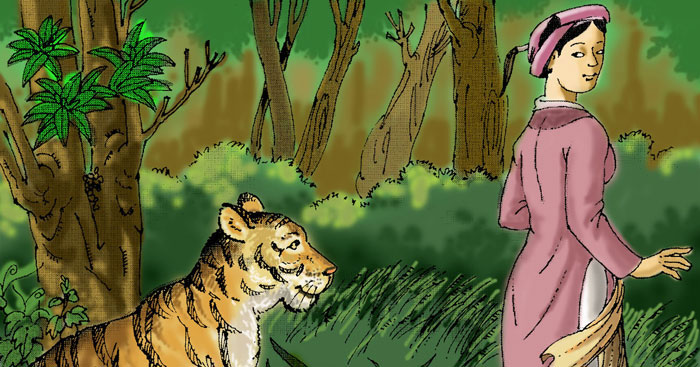 Nêu cảm nghĩ về một chi tiết em thấy ấn tượng nhất trong truyện Con hổ có nghĩa Soạn bài Con hổ có nghĩa KNTT