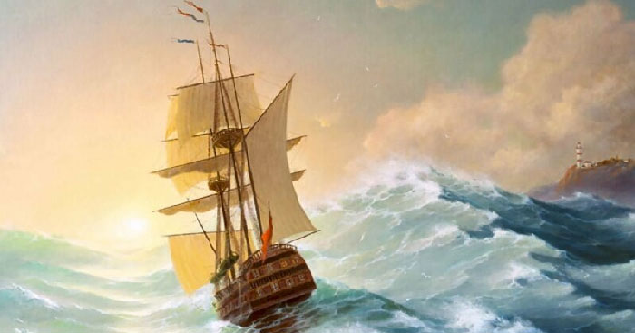 Hình ảnh thuyền buồm trên biển đẹp lãng mạn và nên thơ