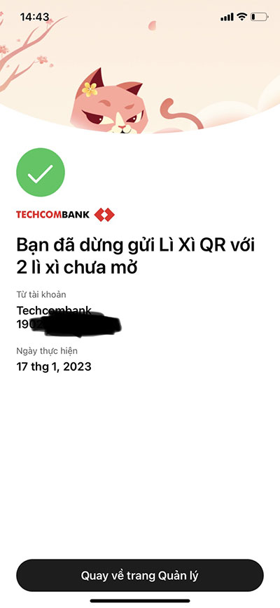 Cach li xi tren app Techcombank 17*414976