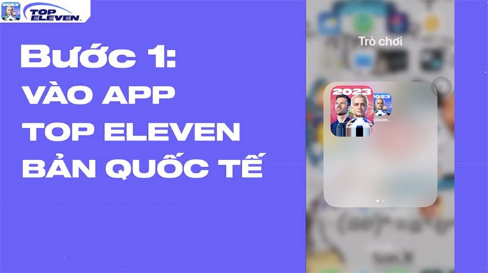 Vào app game quốc tế