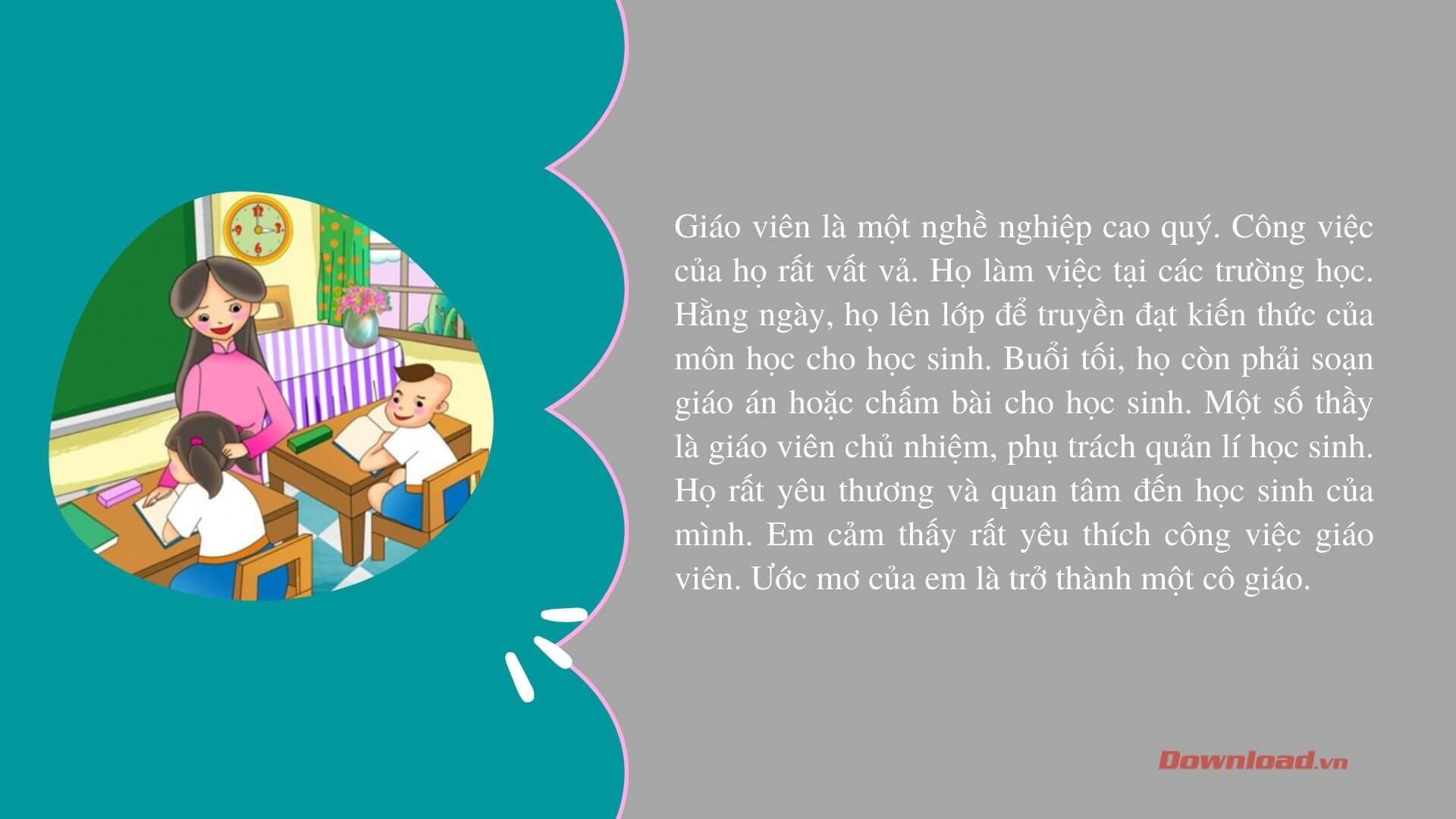 nghe nghiep giao vien