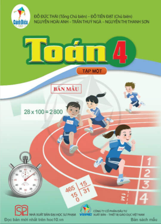 Toán 4 - Tập 1 Cánh diều