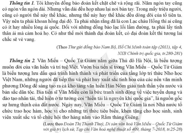Truyền thống của dân tộc Việt Nam