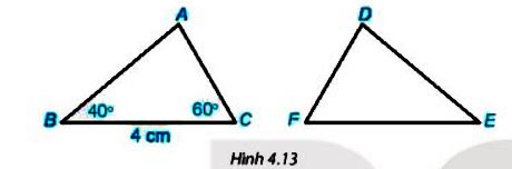 Toán 7 Bài 13: Hai tam giác bằng nhau. Trường hợp bằng nhau thứ nhất của tam giác Giải Toán lớp 7 trang 63 – Tập 1 sách Kết nối tri thức với cuộc sống
