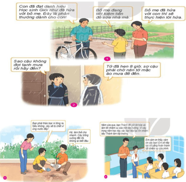 GDCD 7 Bài 4: Giữ chữ tín Giáo dục công dân lớp 7 trang 18 sách Kết nối tri thức với cuộc sống