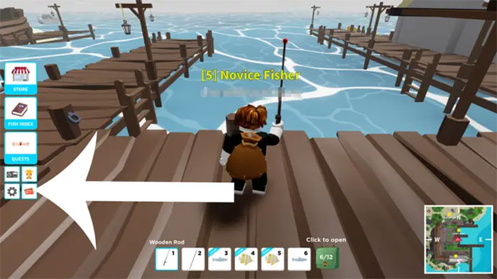 Cách nhập code Fishing Simulator
