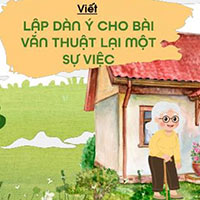 Viết: Lập dàn ý cho bài văn thuật lại một sự việc - Tiếng Việt 4 Kết nối tri thức
