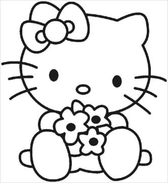 tranh to mau Hello Kitty 2*540851