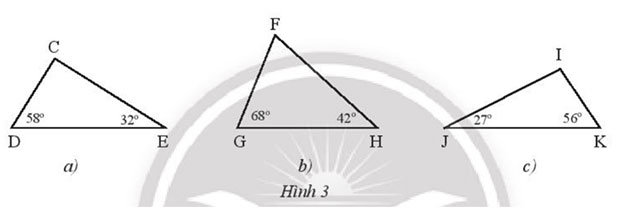 Toán 7 Bài 1: Góc và cạnh của một tam giác Giải Toán lớp 7 trang 44 sách Chân trời sáng tạo – Tập 2