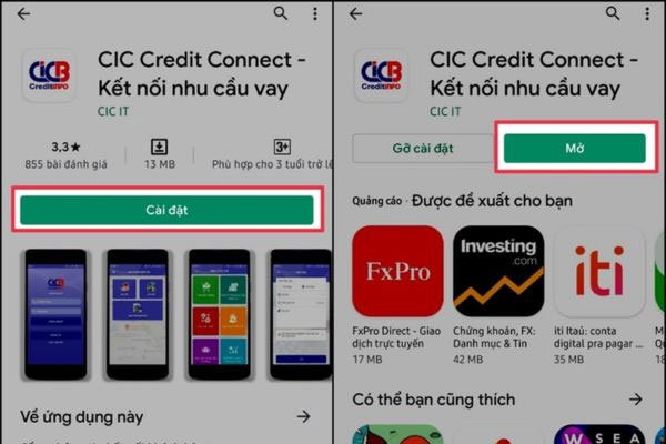Hướng dẫn tra cứu nợ xấu qua ứng dụng CIC Credit Connect