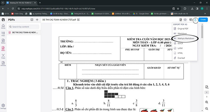 Lưu file đã chuyển